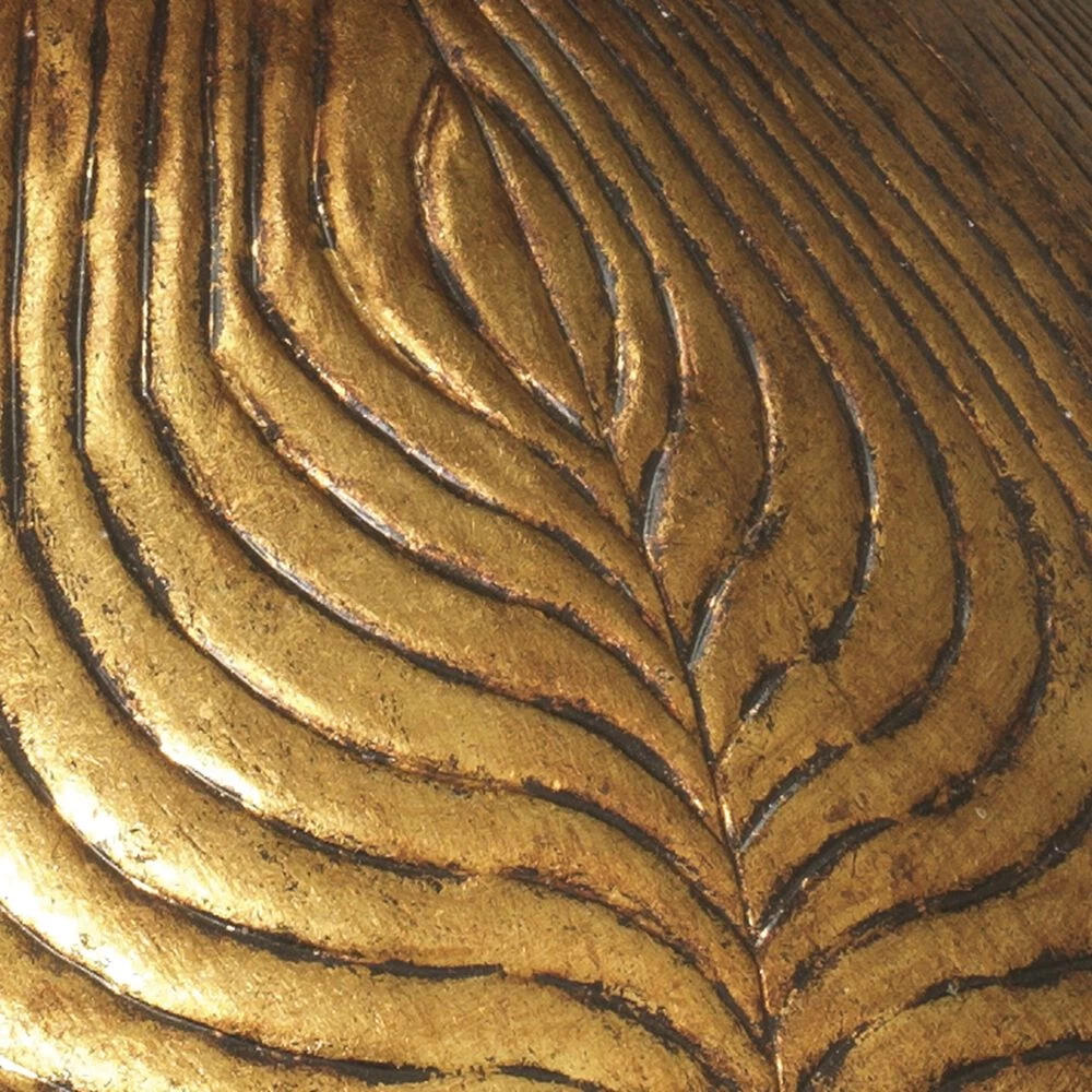 Flowering Lotus 1 Light 20 Inch Antique Gold Pendant Ceiling Light 4 Flowering Lotus 1 Light 20 Inch Antique Gold Pendant Ceiling Light - Image 4