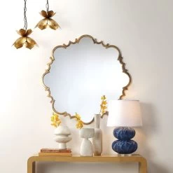 Flowering Lotus 1 Light 11 Inch Antique Gold Pendant Ceiling Light -Jamie Young Co Shop 5flow smgo 2