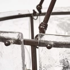 Glenn 6 Light 21.75 Inch Bronze And Oil Rubbed Bronze Chandelier Ceiling Light, Large -Jamie Young Co Shop 5glen lgob 3