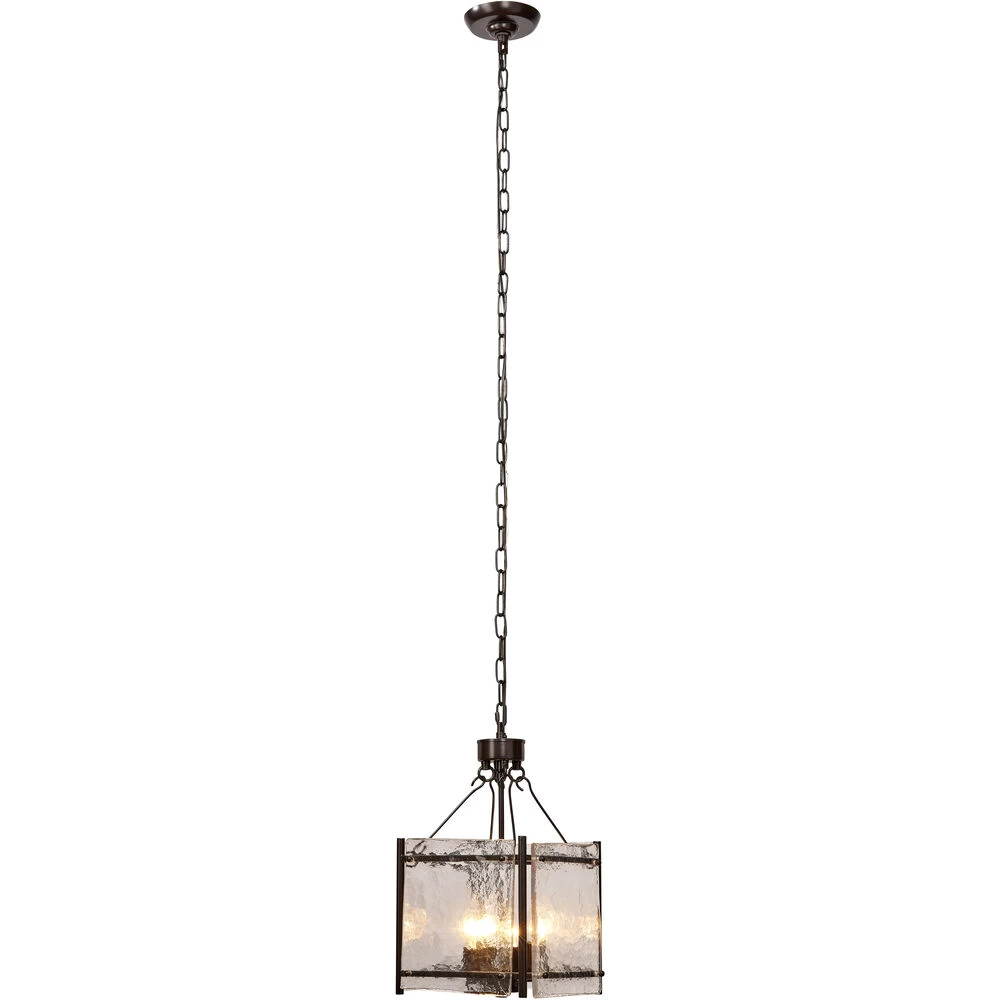 Glenn 4 Light 14 Inch Bronze And Oil Rubbed Bronze Chandelier Ceiling Light, Small 6 Glenn 4 Light 14 Inch Bronze And Oil Rubbed Bronze Chandelier Ceiling Light, Small - Image 6