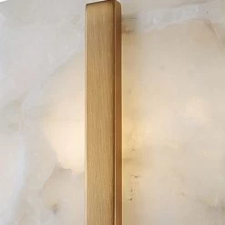 Halo 8 Light 33 Inch Alabaster And Brass Chandelier Ceiling Light -Jamie Young Co Shop 5halo lgwh 9