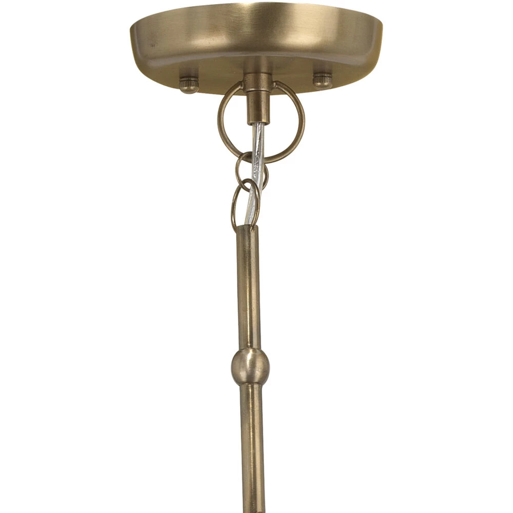 Nara 1 Light 6 Inch Antique Brass Pendant Ceiling Light 2 Nara 1 Light 6 Inch Antique Brass Pendant Ceiling Light - Image 2