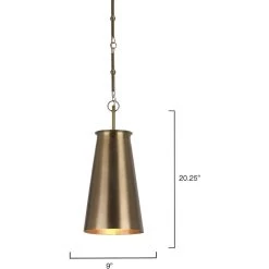 Nara 1 Light 6 Inch Antique Brass Pendant Ceiling Light 7 Nara 1 Light 6 Inch Antique Brass Pendant Ceiling Light -Jamie Young Co Shop 5nara brass 5