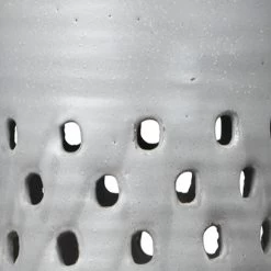 Perforated Pendant Ceiling Light, Tapered -Jamie Young Co Shop 5perf longgr 3