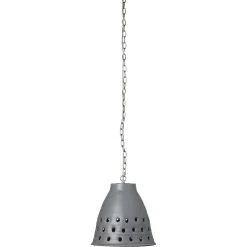 Perforated Pendant Ceiling Light, Long