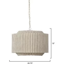 Theory 4 Light 26.75 Inch Off-White Chandelier Ceiling Light 8 Theory 4 Light 26.75 Inch Off-White Chandelier Ceiling Light -Jamie Young Co Shop 5theo chna 2
