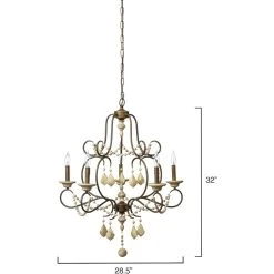 Yellowstone 5 Light 29 Inch Rust And Natural Chandelier Ceiling Light 8 Yellowstone 5 Light 29 Inch Rust And Natural Chandelier Ceiling Light -Jamie Young Co Shop 5yell natu 2