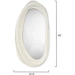 Denali 45 X 21.5 Inch White Mirror -Jamie Young Co Shop 6dena miwh 2