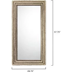 Evergreen 58 X 30 Inch Natural Mirror -Jamie Young Co Shop 6ever rectsg 2