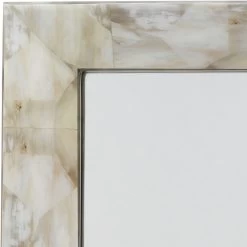 Fragment 36 X 24 Inch Light Grey & Beige Faux Horn Mirror 8 Fragment 36 X 24 Inch Light Grey & Beige Faux Horn Mirror -Jamie Young Co Shop 6frag smgr 3