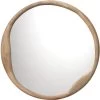 Organic 36 X 36 Inch Natural Wood Mirror