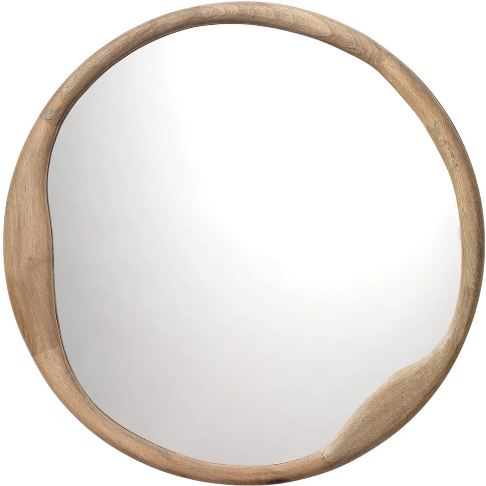 Organic 36 X 36 Inch Natural Wood Mirror 1 Organic 36 X 36 Inch Natural Wood Mirror