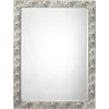 Plume 33 X 25 Inch White Peacock Lacquer Wall Mirror