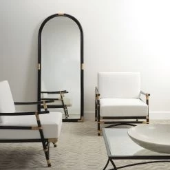 Saltwater 72 X 30 Inch Black Floor Mirror -Jamie Young Co Shop 6salt fmbk 1