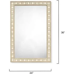 Sama 36 X 24 Inch Natural Mirror -Jamie Young Co Shop 6sama mibl 2