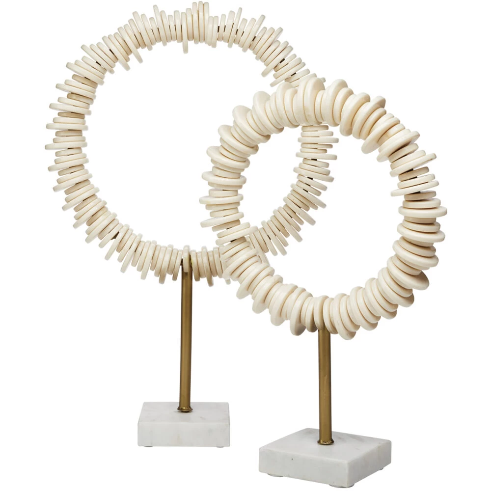 Arena Ring 19 X 13 Inch Sculptures, Set Of 2 1 Arena Ring 19 X 13 Inch Sculptures, Set Of 2