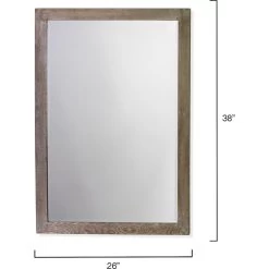 Austere 38 X 26 Inch Dark Wood Mirror 8 Austere 38 X 26 Inch Dark Wood Mirror -Jamie Young Co Shop 7aust migr 5