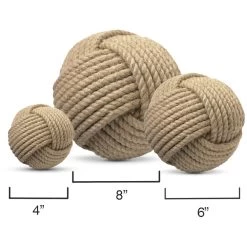 Jute Jute Balls, Set Of 3 -Jamie Young Co Shop 7ball jute 2