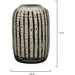 Barnaby 18 X 10 Inch Vase -Jamie Young Co Shop 7barn bebk 2