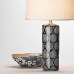 Block Print 13.75 X 4 Inch Bowl -Jamie Young Co Shop 7bloc bobl 2