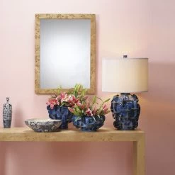 Block Print 12 X 4.75 Inch Vases, Set Of 4 -Jamie Young Co Shop 7bloc vabl 7