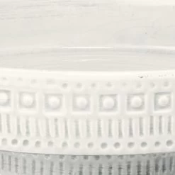 Coco 13 X 13 Inch White Ceramic Pedestal 13 Coco 13 X 13 Inch White Ceramic Pedestal -Jamie Young Co Shop 7coco pewh 3