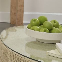 Coco 13 X 13 Inch White Ceramic Pedestal 18 Coco 13 X 13 Inch White Ceramic Pedestal -Jamie Young Co Shop 7coco pewh 8