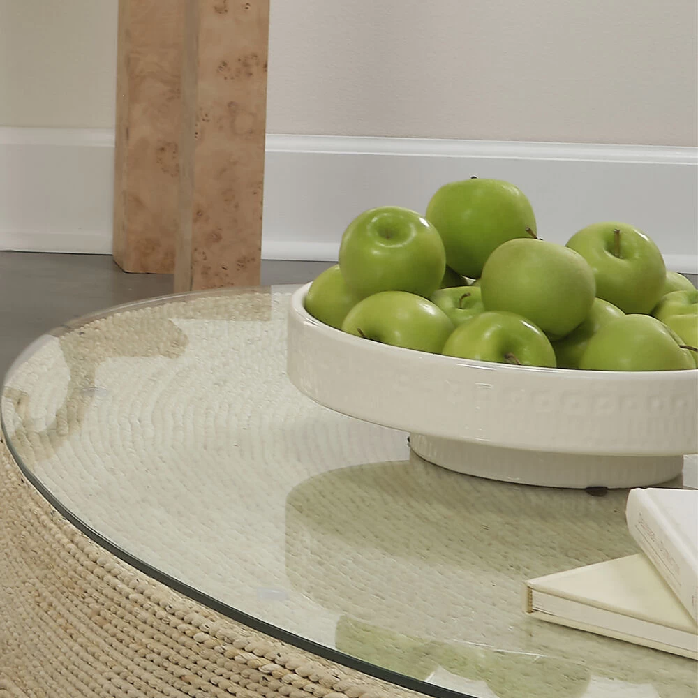 Coco 13 X 13 Inch White Ceramic Pedestal 9 Coco 13 X 13 Inch White Ceramic Pedestal - Image 9