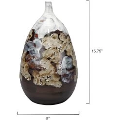 Collage 16 X 9 Inch Vase -Jamie Young Co Shop 7coll lgbkbr 2