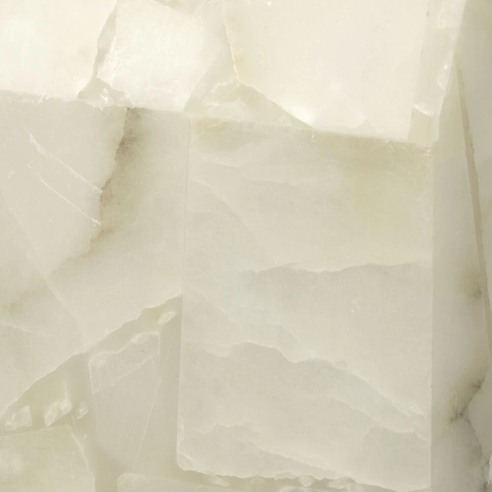 Tall House Alabaster Decorative Object 5 Tall House Alabaster Decorative Object - Image 5