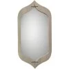 Jasmine 36 X 18 Inch Grey Washed Wood & Antique Silver Mirror
