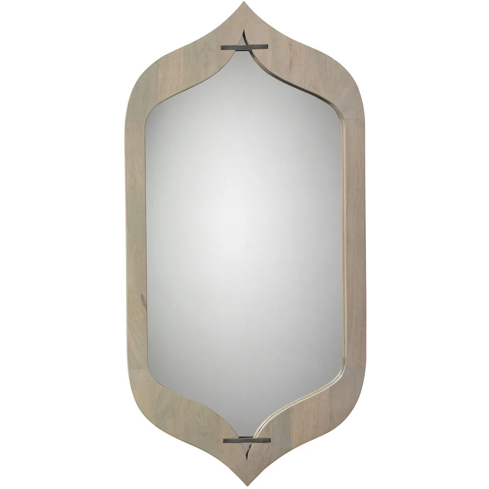 Jasmine 36 X 18 Inch Grey Washed Wood & Antique Silver Mirror 1 Jasmine 36 X 18 Inch Grey Washed Wood & Antique Silver Mirror