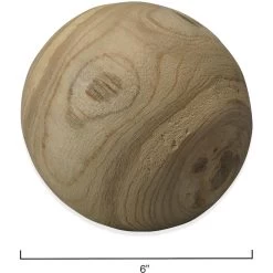 Malibu Natural Wood Wood Balls, Set Of 3 -Jamie Young Co Shop 7mali natu 2