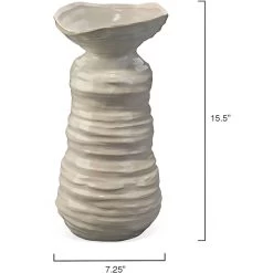 Marine 15.5 X 7.25 Inch Vase -Jamie Young Co Shop 7mari lgcr 2