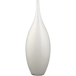 Nymph Decorative 19 X 8 Inch Vases In White Glass, Set Of 3 -Jamie Young Co Shop 7nymp vawh 7