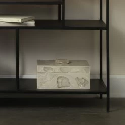 Parthenon 12 X 8 Inch Pearl Resin & Clear Mica Box -Jamie Young Co Shop 7part bxpecl alternate image beauty crop 1 spring 2021