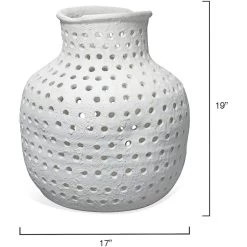 Porous 19 X 17 Inch Vase -Jamie Young Co Shop 7poro vawh 2