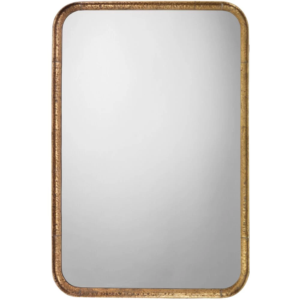 Principle 36 X 24 Inch Gold Leaf Vanity Mirror 1 Principle 36 X 24 Inch Gold Leaf Vanity Mirror