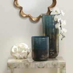 Ribbon White Decorative Sphere -Jamie Young Co Shop 7ribb spwh 4