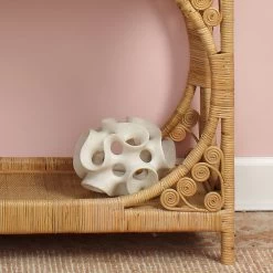 Ribbon White Decorative Sphere -Jamie Young Co Shop 7ribb spwh 7