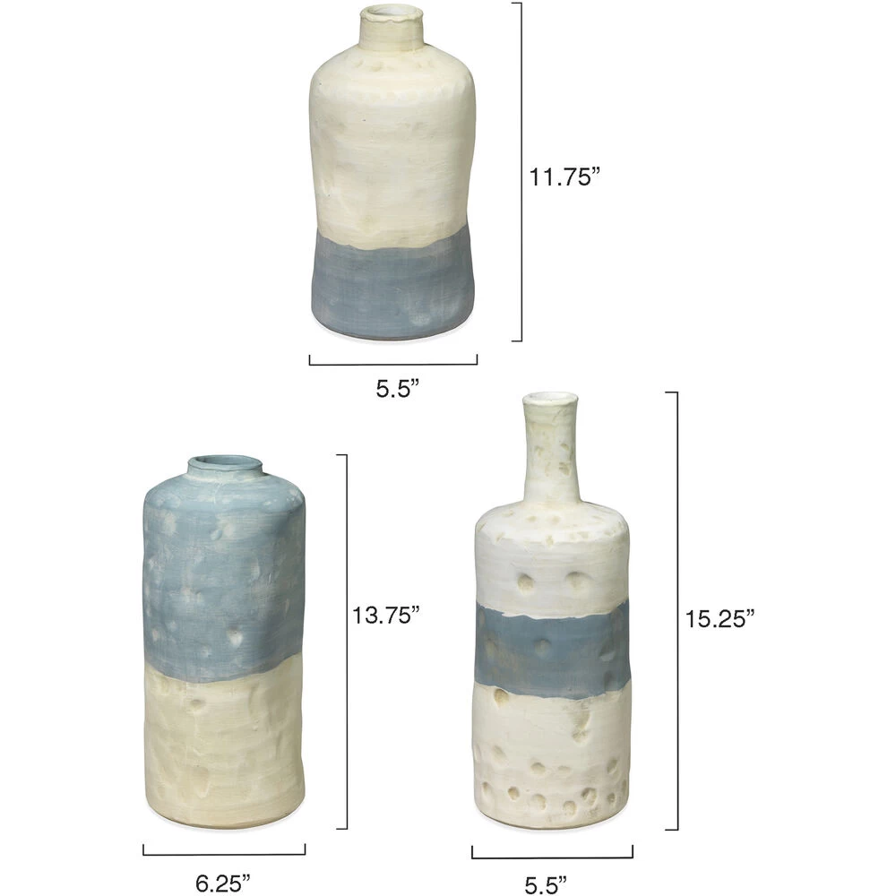 Sedona 15.25 X 6.25 Inch Vessels, Set Of 3 3 Sedona 15.25 X 6.25 Inch Vessels, Set Of 3 - Image 3