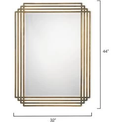Serai 44 X 32 Inch Antique Brass Mirror -Jamie Young Co Shop 7sera miab 2
