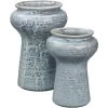 Snorkel 12 X 8 Inch Vases, Set Of 2