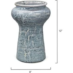 Snorkel 12 X 8 Inch Vases, Set Of 2 12 Snorkel 12 X 8 Inch Vases, Set Of 2 -Jamie Young Co Shop 7snor vabl 2