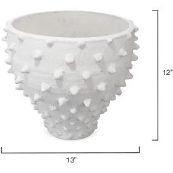 Spike 13 X 12 Inch Vase -Jamie Young Co Shop 7spik vawh 5