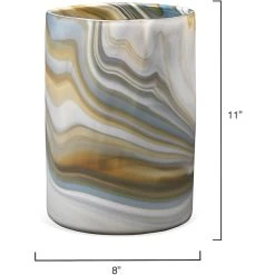 Terrene 11 X 8 Inch Vase 11 Terrene 11 X 8 Inch Vase -Jamie Young Co Shop 7terr mdgr 2