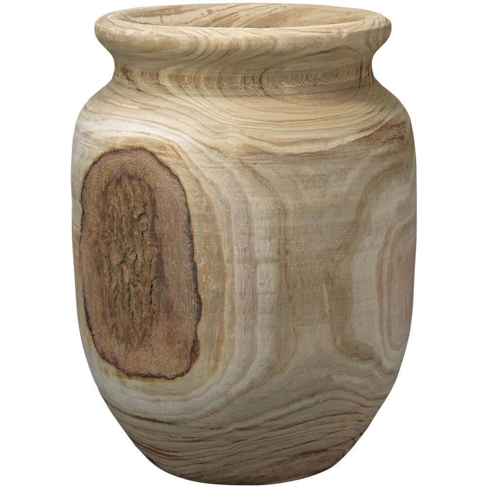 Topanga 22 X 16 Inch Wooden Vase 1 Topanga 22 X 16 Inch Wooden Vase