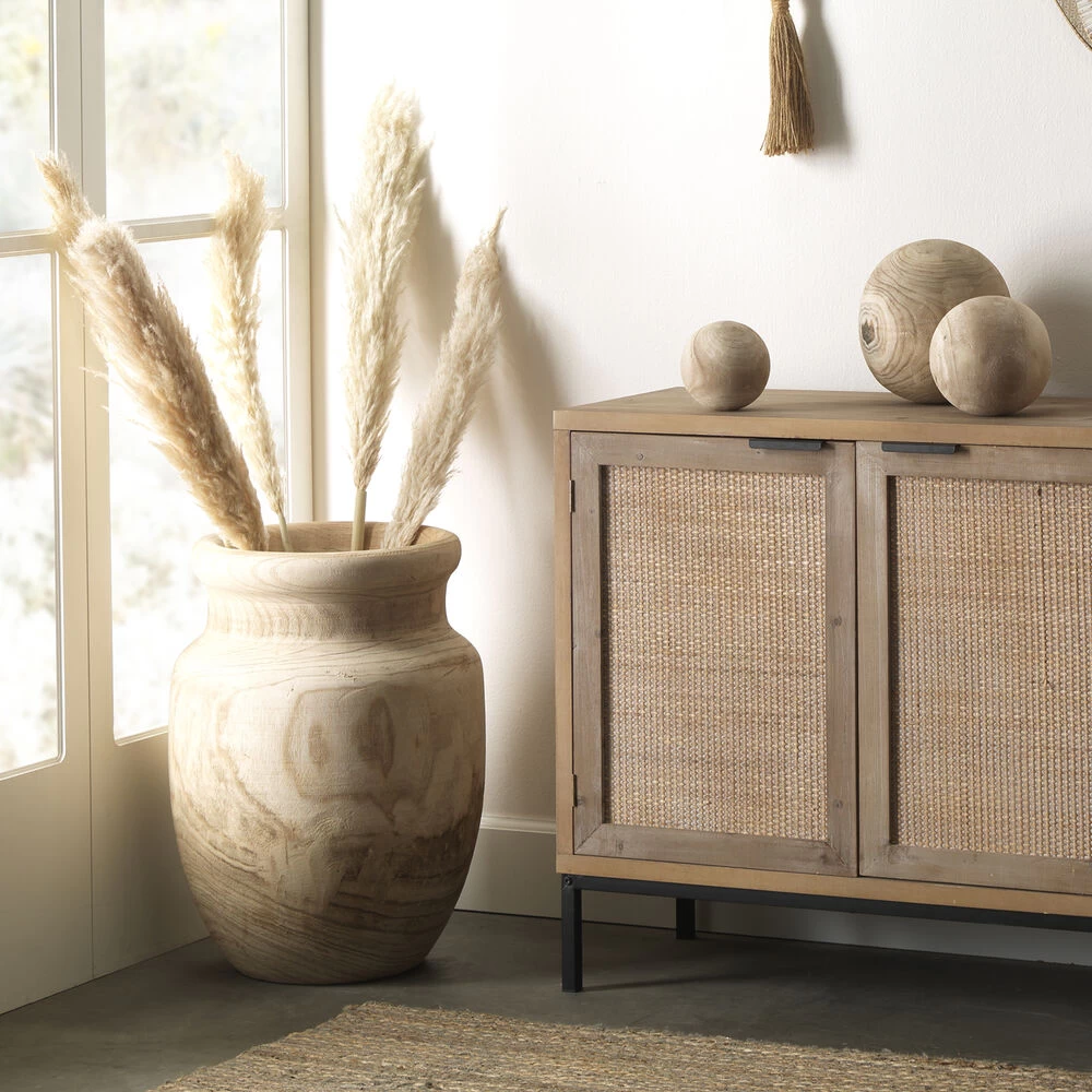 Topanga 22 X 16 Inch Wooden Vase 8 Topanga 22 X 16 Inch Wooden Vase - Image 8