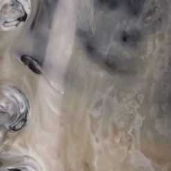 Varigated Horn Swirled Cream And Black And Grey Resin Decorative Objects, Set Of 3 -Jamie Young Co Shop 7vari obgr 3