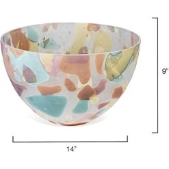 Watercolor 14 X 9 Inch Bowl 11 Watercolor 14 X 9 Inch Bowl -Jamie Young Co Shop 7wate lgmc 5